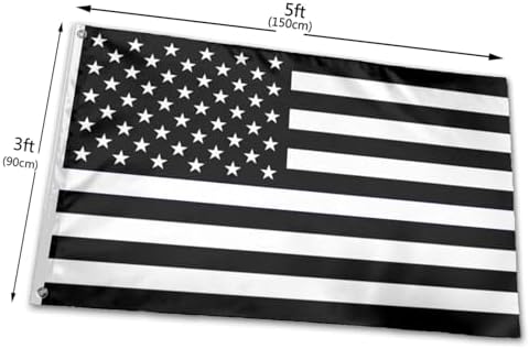 Custom Black and White America Flag 3X5 Ft Personalized Flags Design Your Image Funny Tapestry Poster For Decorate Clubs Concerts Bars University Dormitories Living Rooms Bedrooms