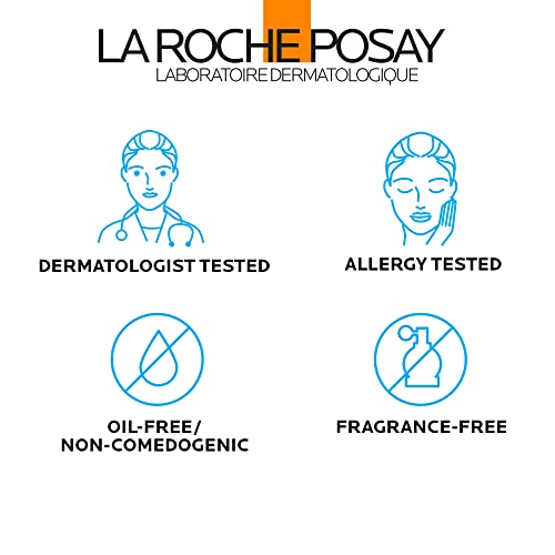 La Roche-Posay Anthelios Clear Skin Sunscreen Dry Touch SPF 60, Oil Free Sunscreen For Face, Oil Absorbing, Broad Spectrum SPF + Antioxidants, Non-Greasy, Oxybenzone Free, Travel Size