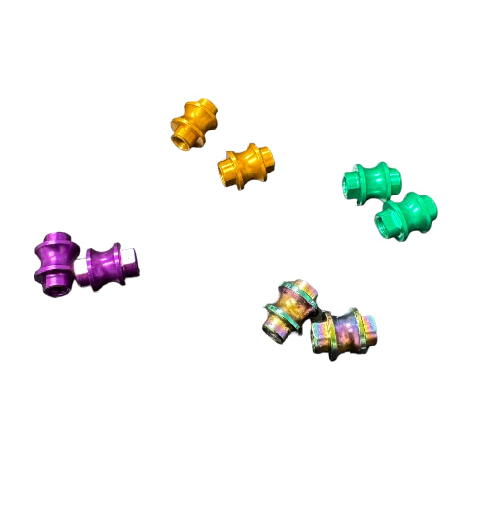 August Engineering Aluminum (Pair) Replacement Barrel Spacer Stand Off for Benchmade Bugout 535 & Mini Bugout 533 Knife not Included (Green)