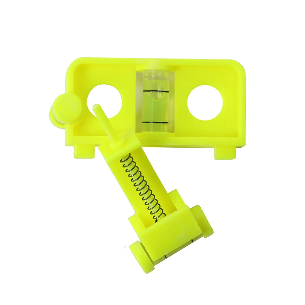 SOPOGER Archery Multifunctional Bow Level Tuning and Mounting String 3D Printing Compound Bow Sight Tuning Bubble Level Combos Tool Kit for Compound Bows (Yellow)