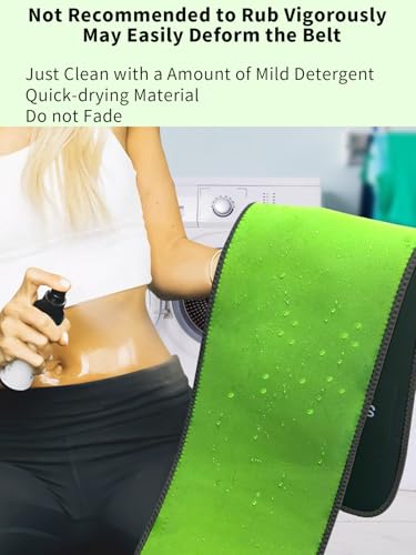 SYXUPAP Waist Trimmer for Women and Men,Waist Trainer for High-Intensity Training & Workouts, Size M Black