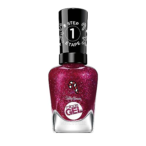 Sally Hansen Miracle Gel™, Pearls Pink Sand, Long Lasting, Gel-Like Formula, No UV Lamp Needed, Pink Nail Polish