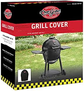 Char-Griller 6755 AKORN Grill Cover, Black