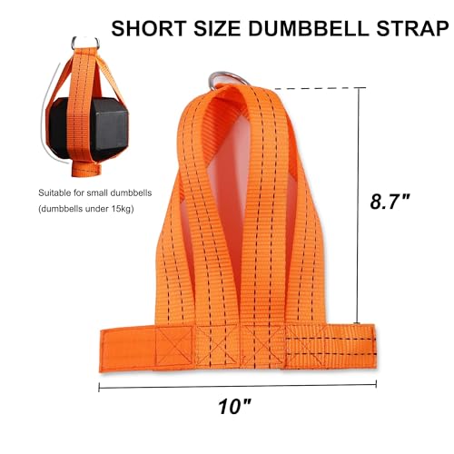 J Bryant Dumbbell Loading Strap for Dip Belt Weight Plate Loading Strap Heavy Duty Weight Belt Accessories