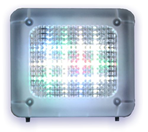 FakeTV - FTV-10 Charcoal Design Burglar Deterrent – Simulated TV Light with Frosted Lens – Energy-Efficient LED Dummy Home Security Technology – Prime Quality House & Valuables Protection Equipment