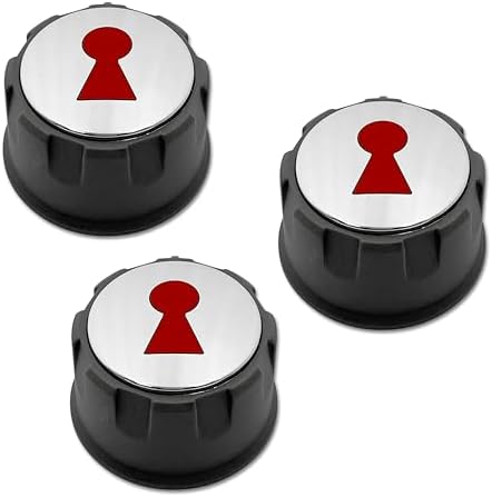 Control Knobs 69893 Compatible with Weber Spirit 200 & 300 Series (with Up Front Controls) Years 2013 and Newer(Set of 3)