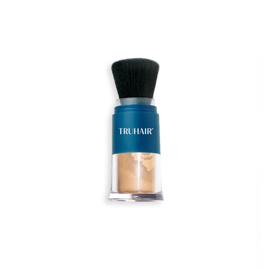 TRUHAIR Color Fibers Root Coverage & Density Booster | Quick-Apply Touch Up Hair Color | Natural Matching, Gray Hair Cover Up - 11 Colors Available (Blonde)
