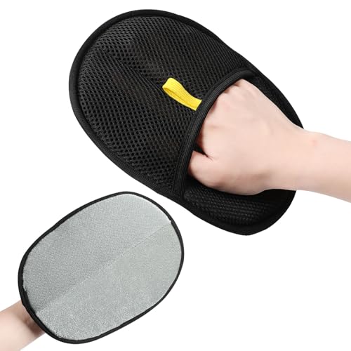 YIVANNUO Pet Hair Removal Glove for Cats & Dogs, 2025 Newly Upgraded Electrostatic Pet Hair Gloves, Reusable Pet Hair Remover Tool for Clothing, Couch, Carpet, Curtain
