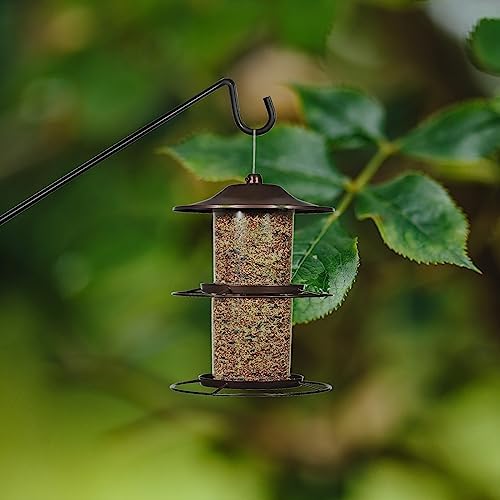 Heavy Duty Deck Bird Feeder Hanger Hook for Railing 13 Inch 4 Pack for Bird Feeders,Planters,Plants Flower Suet Baskets,Lanterns,Wind Chimes Holiday Decoration (4 Pack)