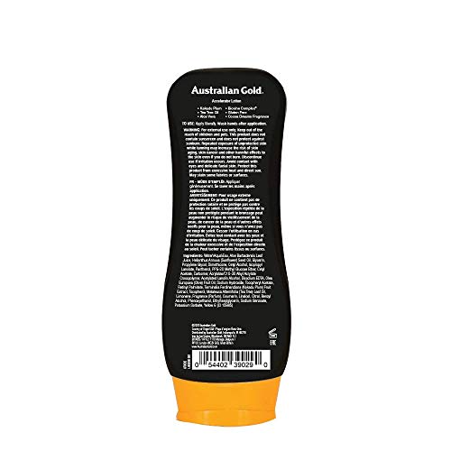 Australian Gold Dark Tanning Accelerator Lotion, 2020 Formula, 8 Fluid Ounce, Classic Cocoa Dreams (Pack of 2)