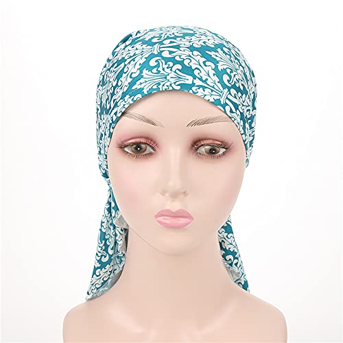 beauty YFJH Scarf Cotton Lined Pretied Beanie Turban Chemo Pre-Tied Headwear Bandana For Cancer