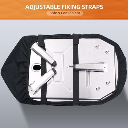 NOELIFE Carry Cover for Ooni Karu 12 and Karu 2 Pizza Oven, Waterproof Pizza Oven Accessories with Seperate Chimney Bag, with Bottom Straps for Fixation (Oven Not Included)