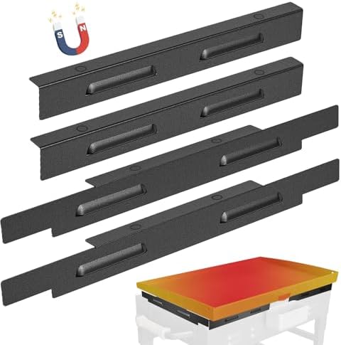 Wind Guards for Blackstone 28 inch Griddle, Magnetic Wind Screens, Blackstone Griddle Accessories, Fit with Hood, Rear Grease Cup and Side Shelf, Heat Shield for Side Table, Grilling Gifts, Black