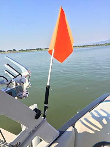 Flag Buddy Skier Down Flag Holder. Flag included. Orange safety flag included. Tired of Holding the Skier Down Flag? Just clamp the Flag Buddy to your window and rotate it up when required.