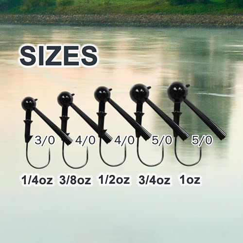 Reaction Tackle Tungsten Football Jig for Bass Fishing - 1 oz Bluegill