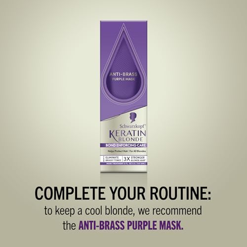 Schwarzkopf Keratin Blonde Hair Dye Natural Blonde 11.0, Hi-Lift Permanent Color, 1 Application - Hair Color Enriched with Keratin, Lightens up to 4 Levels and Protects Hair from Breakage*