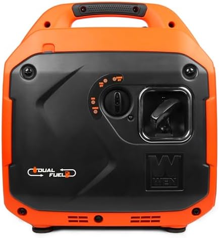 WEN Quiet and Lightweight 3600-Watt Dual Fuel RV-Ready Portable Inverter Generator with Fuel Shut Off and CO Watchdog (DF360iX)