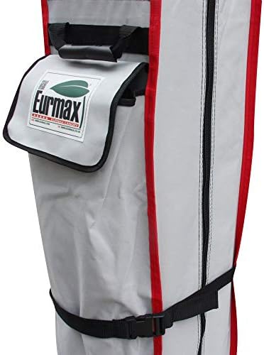 Eurmax USA Heavy Duty Wheeled Bag Pop up Canopy Tent Universal Rolling Storage Bag with Handles for 10x10 Canopy Instant Tent(Light Grey)