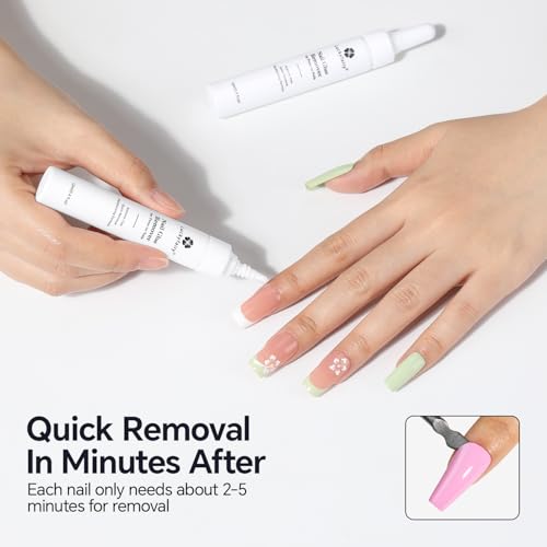 Luckyfairy Extra Short Almond Nail Tips, 240pcs Soft Gel Pre-Shaped Acrylic Fake Nails, Half Matte Full Cover Clear Gelly Press on Flase Nail Tips for Extension Nail Manicure Home DIY 12 Sizes