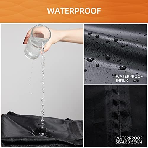 NOELIFE Pizza Oven Cover for Ooni Koda 16, Accessories for Ooni 16, Waterproof Pizza Maker Carry Cover with Top Pocket for Attachments, with Straps in the Bottom for Fixation (Oven Not Included)