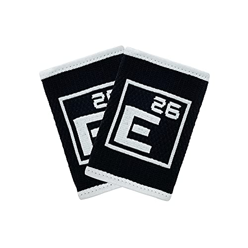 Sweat-Wicking Wrist Sweat Bands (4 Pack) - For Cross Training, Weightlifting, Fitness, WODs, Sports (Black, Small)