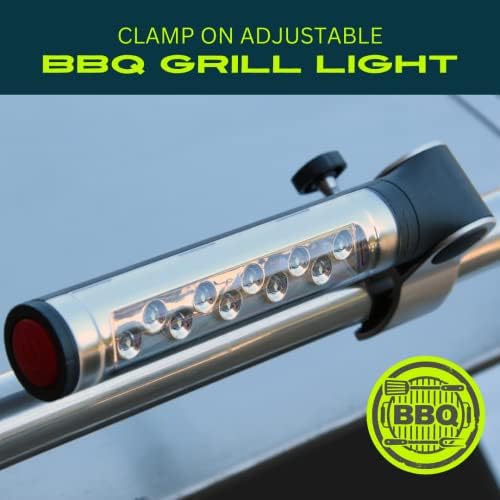 BBQ Grill Light Designed for Blackstone Griddle & Weber Grill - Smoker Grilling Accessories, Perfect Gifts for Men, LED Light bar Dad Birthday Gift - Mens Birthday Gift Ideas Work Light