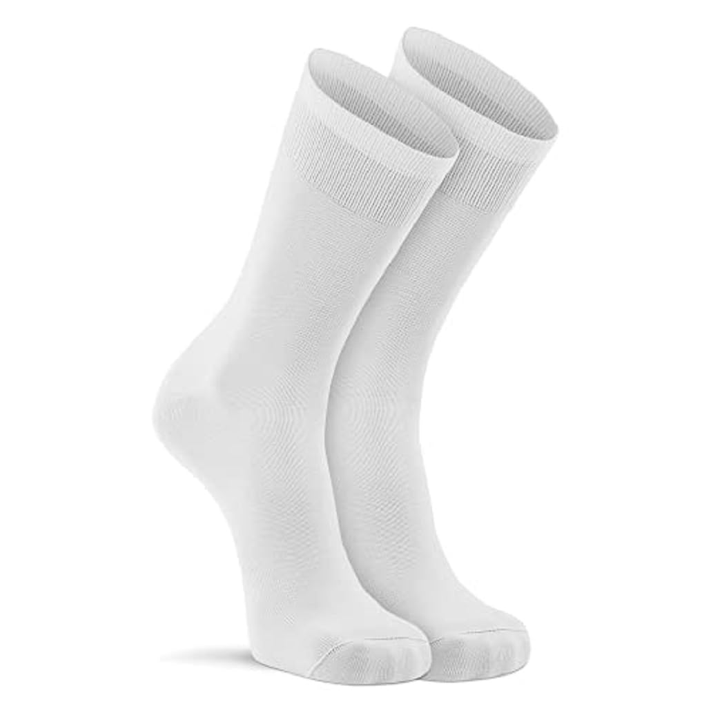 Fox River Standard Dry Crew Liner, Coolmax Thin Fabric for Comfort, Breathable, Moisture Wicking, Performance Boot Socks, White, X-Large