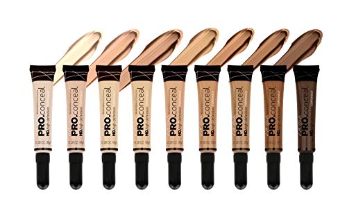 L.A. Girl HD Pro.Conceal, Pure Beige GC976 (Pack of 2)