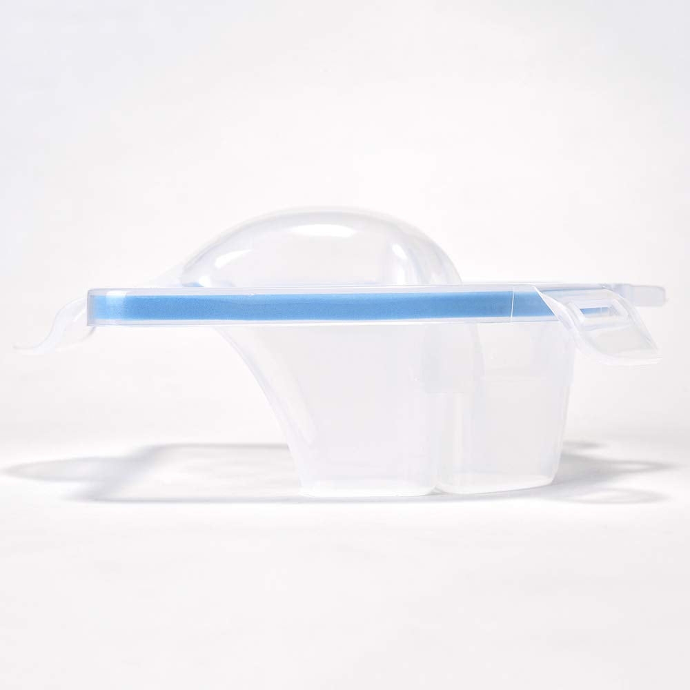 Rolabling 2 PCS Nail Soaking Bowl Nail Soak Off Bowl Acrylic Nail Remover Tool Acetone Nail Polish Remover Bowl Nail Soaker Tray Manicure Tool