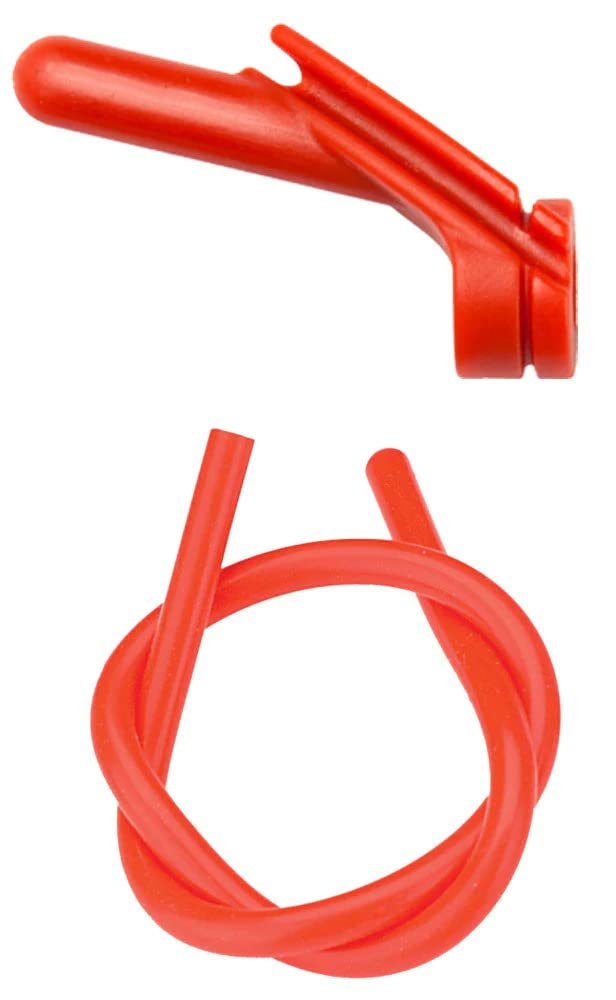 Pine Ridge Archery Nitro Peep Sight, Red, 3/16-Inch