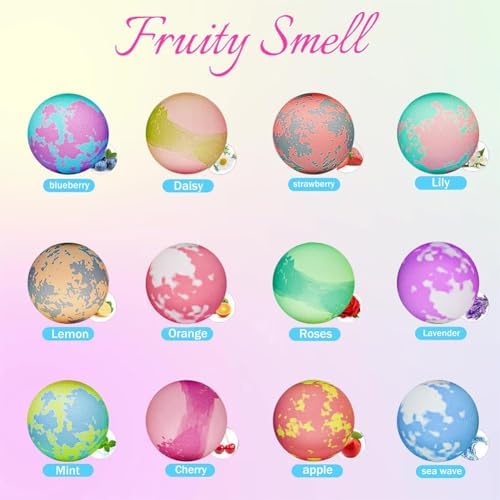 kims cosiart Unicorn Bath Bombs for Girls Kids,20 Pack Bath Bombs Gift Set with, Handmade Bath Bombs for Girls with Surprise Inside, Birthday Children's Day Halloween Christmas Gifts, Pink
