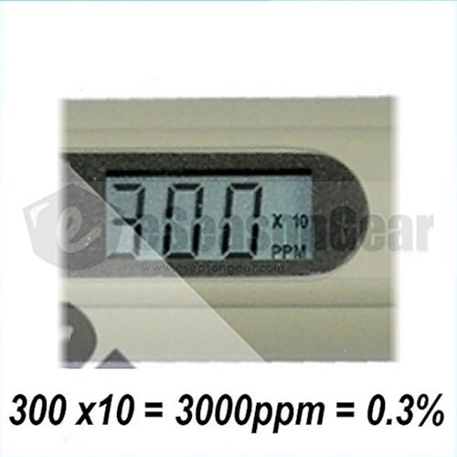 SALT-3000 Meter, Digital Salinity PPM Temperature Tester for Salt Water Pool and Koi Fish Pond