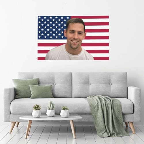 Custom Pink American Flag 3x5 Ft,Personalize Flags Design Your Image,Custom America Flags for Bedroom,Funny Tapestry Poster For Decorate Clubs Concerts Bars University Dormitories Living Rooms