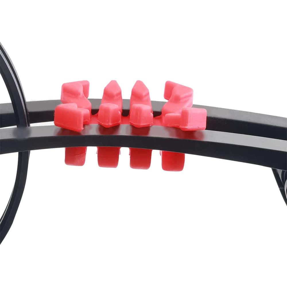 SOPOGER Bow Limb Dampeners for Compound Bow Crossbow Limb Dampeners Archery Split Limb Stabilizer Dampener Bow Sliencer for Reduceing Noise and Vibration (Red)