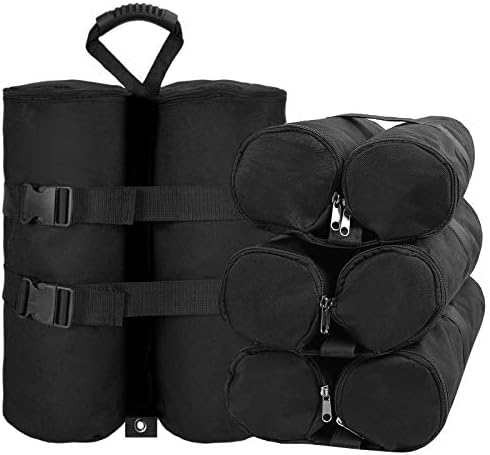 Plus Size Weight Bags(240 lbs) for Pop up Canopy Tent, 1680D Heavy Duty Leg Weights Sand Bags for Instant Outdoor Sun Shelter Canopy, Set of 4
