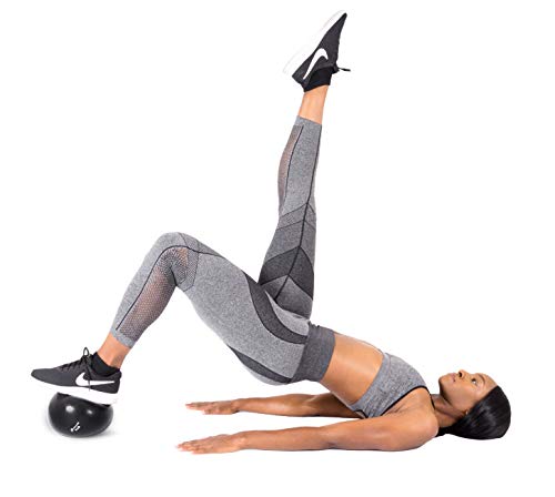 ProsourceFit Weighted Toning Exercise Balls for Pilates, Yoga, Strength Training and Physical Therapy, 2 lb to 8 lb, Color Coded