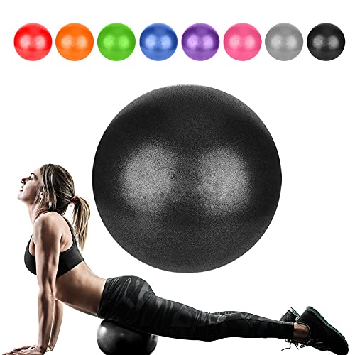 Small Pilates Ball, Therapy Ball, Mini Workout Ball, Core Ball, 9 Inch Small Exercise Ball, Mini Bender Ball, Pilates, Yoga, Workout, Bender, Core Training and Physical Therapy, Improves Balance