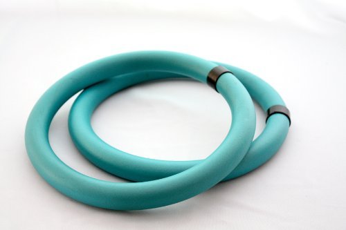 Weighted Sports Hoop: ARMHOOP 400 - Box 400 Gram. 2 Hoops, Workouts and Exercises, multi-color