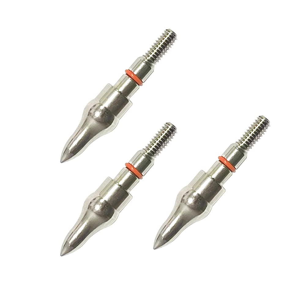 Field Points arrowheads 125 Grains Archery Field Points, 5/16'' Stainless Steel Screw in Archery Field Tips and Broadheads (1 Dozen 12 PCS), 2.9x2.3x0.6