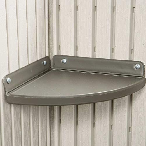 Lifetime 60079 Outdoor Storage Dual Entry Shed, 15 x 8 ft, Desert Sand