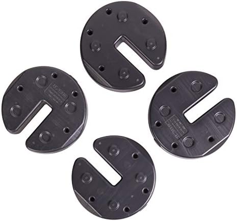 US Weight 30 Pound Canopy Weight Set of 4 with No-Pinch Design - Easy Installation and Removal to Secure Tents, Canopies, and Umbrellas at Outdoor Events