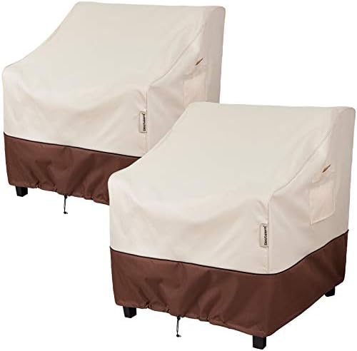 Patio Chair Covers Outdoor Furniture Covers Waterproof Fits up to 32" W x 37" D x 36" H 2Pack