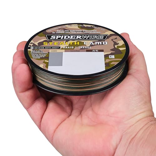 Spiderwire Berkley ProSpec® Chrome 100% Fluoro Leader, Camo, 15lb | 6.8kg, 125yd | 114m Fishing Line, Suitable for Saltwater Environments