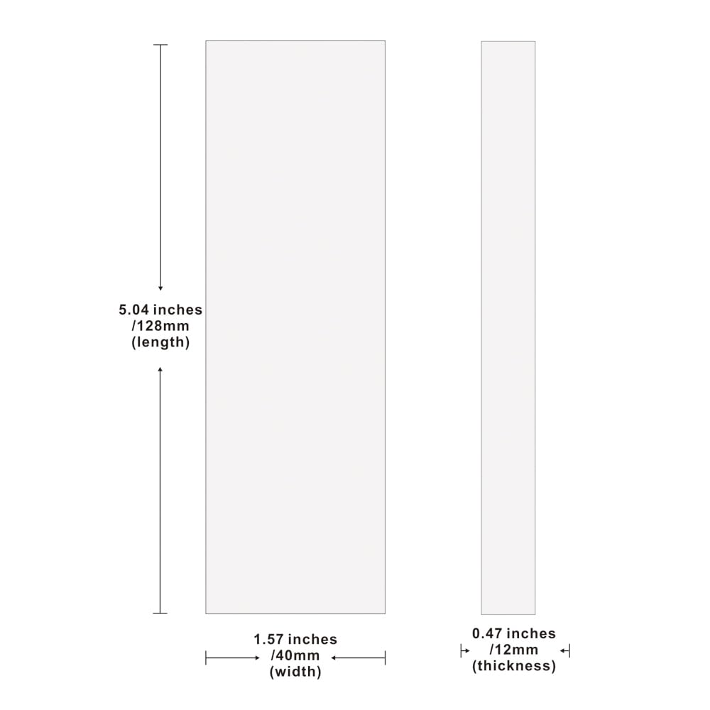 Uotowell Pre-Cut Epoxy Resin Scales Blanks for Decorative Inlays in Guitar Bodies, Necks, Engraved Knife Handle and Gun Grips - Gilded Violet