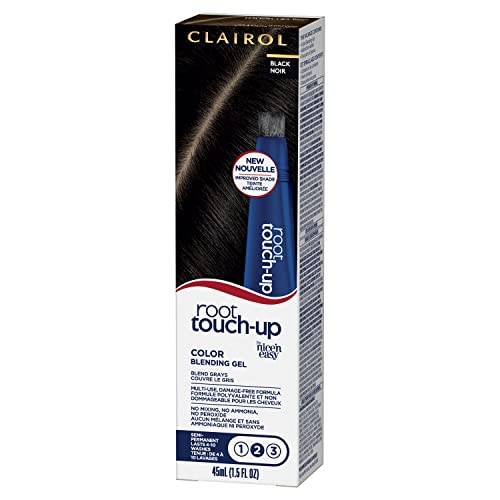 Clairol Root Touch-Up Semi-Permanent Hair Color Blending Gel, 2 Black, Pack of 1