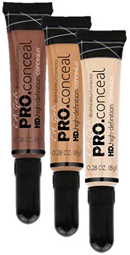 L.A. Girl HD Pro.Conceal, Mahogany GC989 (Pack of 2)