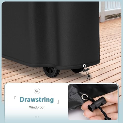 SHINESTAR Upgraded Grill Cover for Traeger Pro Series 575/22, Lil Tex Elite, Eastwood & Waterproof, Special Zipper Design, Easy to Put On and Take Off