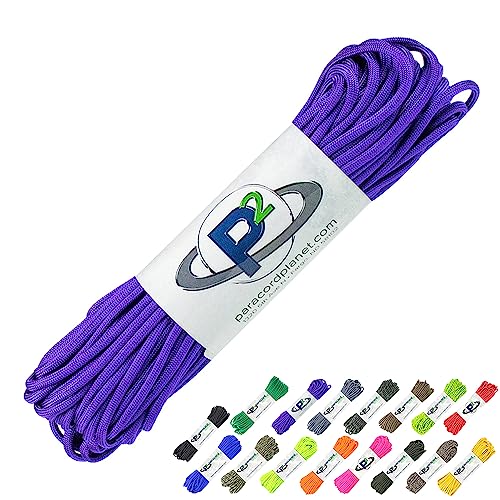 PARACORD PLANET 100' Hanks Parachute 550 Cord Type III 7 Strand Paracord Top 40 Most Popular Colors