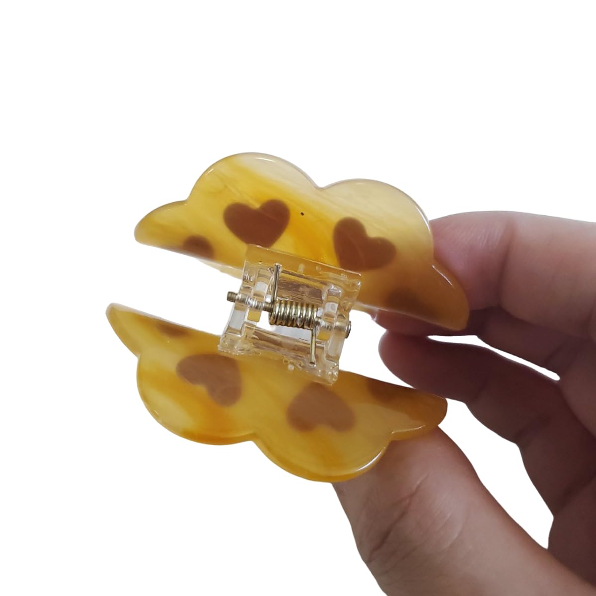 Novelty Paw Hair Clip,Acetate Claw Clips,Hair Clips for Women,Coffee