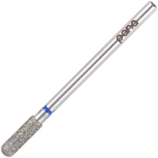 PANA 3/32" Diamond Carbide Safety Bit- Style 08, Medium Grit - Professional Cuticle Nail Drill Bits for Acrylic Gel Nails Dry Manicure Pedicure Shape Remove Tools